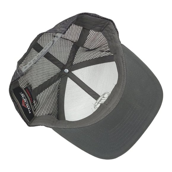 Transport Trailer Service Mesh Snapback Cap Trucker Baseball Hat Pacific Gray - Picture 4 of 12